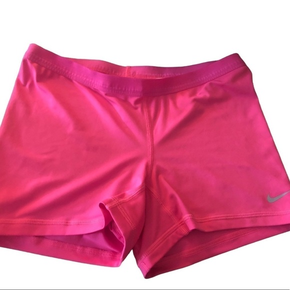 Nike GolfTour Performance Dri Fit Kick Shorts Size S Hot Pink Fitted N Summer - Picture 1 of 5